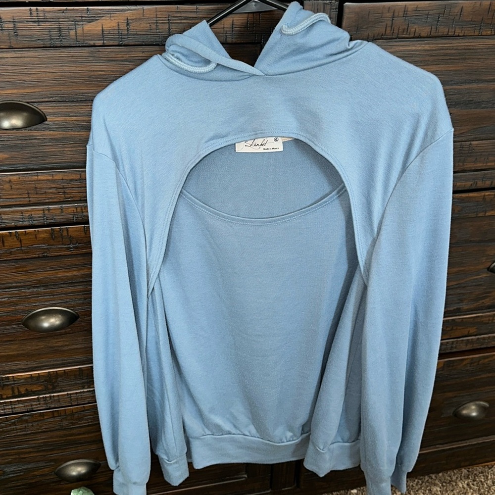 SKONHET XL hoodie with open front